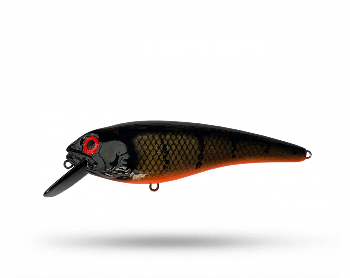 Westin Rawbite 15 cm Custom - Hot Black Perch by Sanno Baits i gruppen Fiskedrag / Gäddwobbler hos Örebro Fiske & Outdoor AB (RawBite15C-Hot BP)